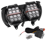 HONEYCOMB ROAD GLIDE LED HEADLIGHT UNIT